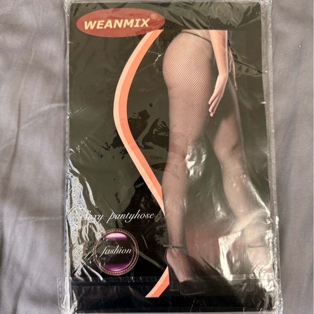 WEAMIX Black Fishnet Tights